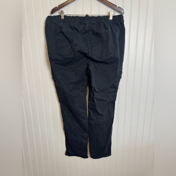 Torrid Black Drawstring Elastic Waist Jeans F37 - Picture 6 of 8